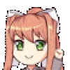 Video sticker 🤚 DDLC Anim.Emotes |...