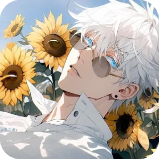 Sticker 🌸 @Animeorg_st Satoru Gojo