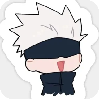 Telegram sticker 🪑 @Animeorg_st Satoru Gojo