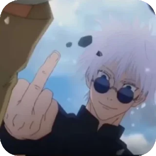 Telegram sticker 👓 @Animeorg_st Satoru Gojo