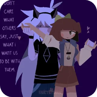 Telegram sticker 👍 Оливер и клэр канон ➡️ @Ctikerubot