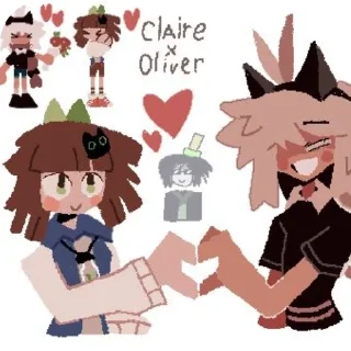 Video sticker 🧸 Оливер и клэр канон ➡️ @Ctikerubot