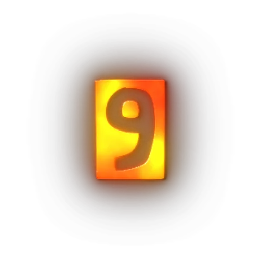 Телеграм стикер 9⃣ FIRE GIVEAWAY BY @PHOENIX7_AMZ