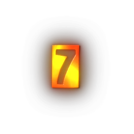 Телеграм стикер 7⃣ FIRE GIVEAWAY BY @PHOENIX7_AMZ