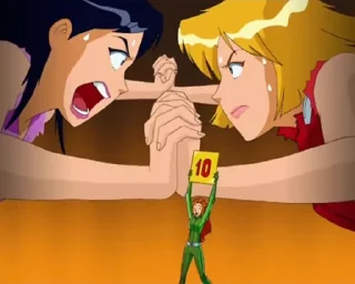 Telegram sticker 😠 Totally Spies!