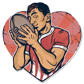 Telegram stiker 🫶 Rugby 130