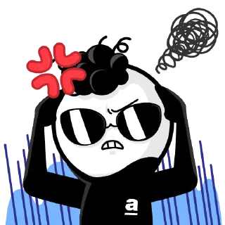 Telegram sticker 😠 apM Coin's Dra.P & Ei-Yo