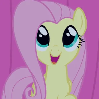 Sticker 😊 Fluttershy | @MLP_AnimatedStickers