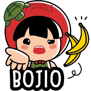 Telegram sticker 🍌 Ang Ku Kueh Girl