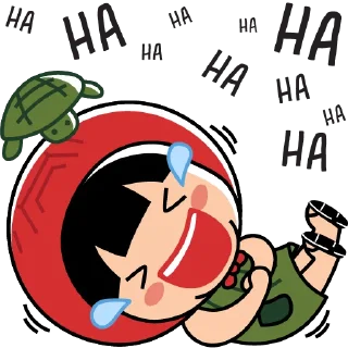 Telegram sticker 🤣 Ang Ku Kueh Girl