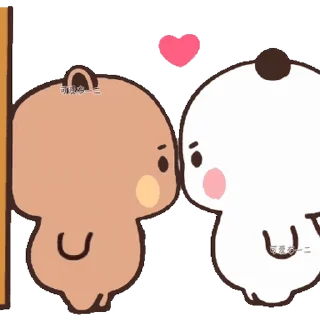 Video sticker 💋 Dudu & Bubu 6 @twix_bears