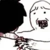Sticker 😵 я психопат?