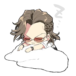 Telegram sticker 😴 Thug Life @TodorokiShouto