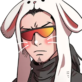 Sticker 😎 Thug Life @TodorokiShouto