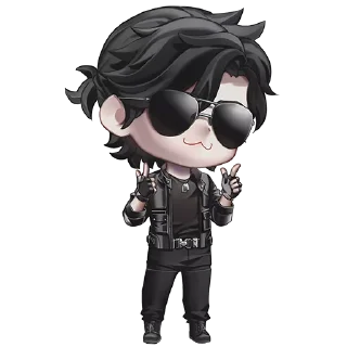 Telegram sticker 😎 Thug Life @TodorokiShouto