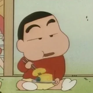 Telegram sticker 🍠 Shinchan by @weeb_sensei