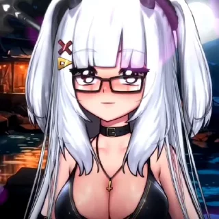 Video sticker 😜 LucyPyre (eh?) ➡️ @Ctikerubot