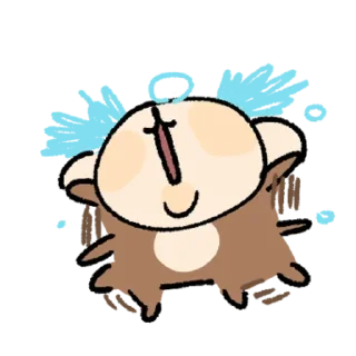 Telegram sticker 😭 Banana please baby monkey :: @Deceiving_Angel