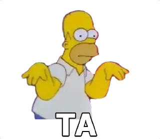 Telegram sticker 😒 LOS SIMPSONS