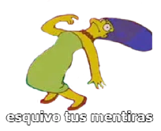 Telegram sticker 🤥 LOS SIMPSONS