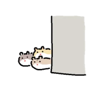 Video sticker 😀 쥑쥑 쪼끄매요 햄스터들