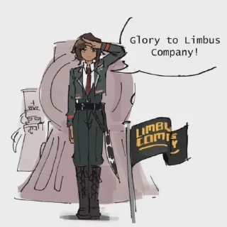 Telegram sticker 🏴 Limbus Company