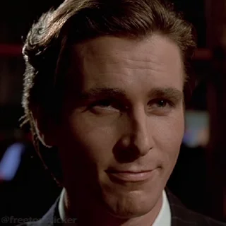 Video sticker 😏 American Psycho @freetopsticker