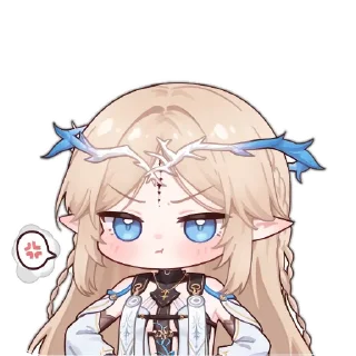 Telegram sticker 😠 Cartethyia UwU