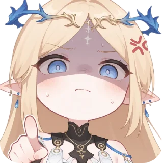 Sticker 😠 Cartethyia UwU