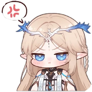 Telegram sticker 😠 Cartethyia UwU