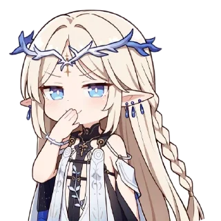 Telegram sticker 🤭 Cartethyia UwU
