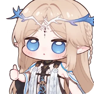 Telegram sticker 👍 Cartethyia UwU