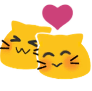 Telegram sticker 👭 Cute Blobs