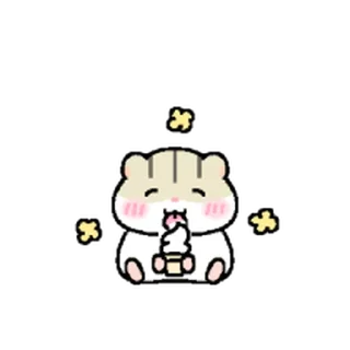 Video sticker ⭐ 햄랑이 썸머 스페셜 @moe_sticker_bot