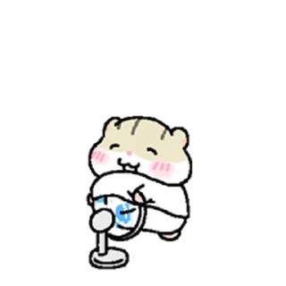 Telegram sticker ⭐ 햄랑이 썸머 스페셜 @moe_sticker_bot