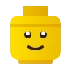 Sticker 👩‍🦰 LEGO от @AirEmojis