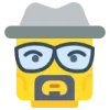 Sticker 👨‍🎓 LEGO от @AirEmojis