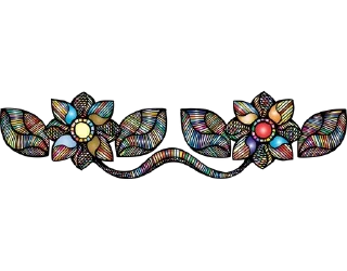 Video sticker 🌸 Separator Flower Thick @PunjabiSticker