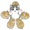 Sticker 😊 Котята и Кролики @Nyasticks