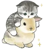 Sticker ✨ Котята и Кролики @Nyasticks
