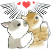 Sticker 🥺 Котята и Кролики @Nyasticks