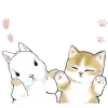 Sticker 😖 Котята и Кролики @Nyasticks