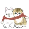 Sticker 🥺 Котята и Кролики @Nyasticks