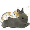 Sticker 🌛 Котята и Кролики @Nyasticks