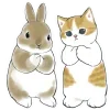 Sticker 🥹 Котята и Кролики @Nyasticks