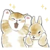 Sticker 🤪 Котята и Кролики @Nyasticks