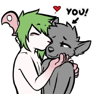 Telegram sticker 👄 Zipi Stickers