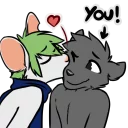 Telegram sticker 😘 Zipi Stickers