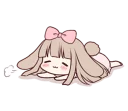 Sticker 😌 Rabbit Myuu