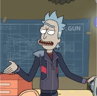 Telegram sticker 🧪 Rick Prime or something ::@fStikBot